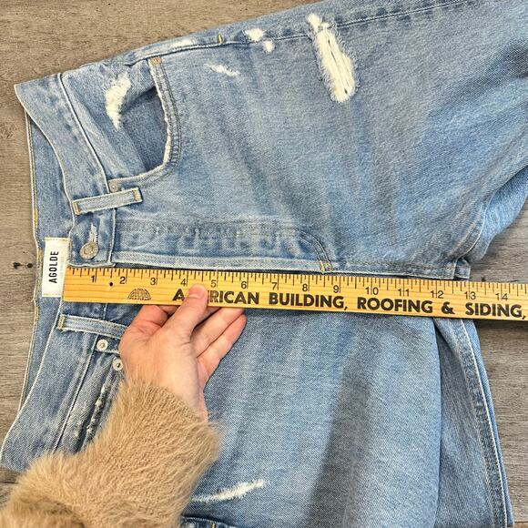 AGOLDE 90's Mid Rise Loose Fit in Fall Out Size 24 - Picture 10 of 13